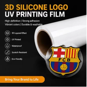 0.5mm 3D TPU Heat Transfer Film Inkjet and UV Printable Soft Silicone Vinyl for Premium Apparel Labels and Textiles Care Tags
