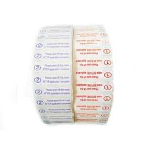 1 2 Adhesive Labels Sticker Front Label Back Label for Tempered Glass TPU PET Screen Protector