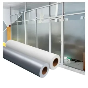 1.22*50M White Frosted Window Film Privacy Glass Film Window Decorative Vinyl 3 5 Years Hotel Decoration Window Frosting Film