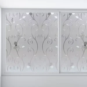 1.22x50m Self Adhesive Frosted Window Glass Film Frosted Glass Sticker Building Film Privacy Window Film for Home Decor