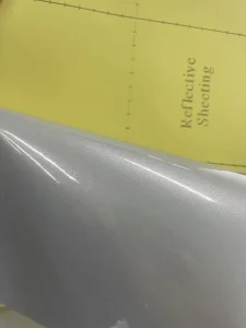 1.24m*45.7m PET Vinyl Film Material Reflective Sheeting Film Advertising Grade Reflective Film