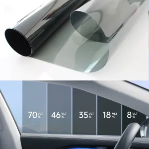 1.52*30M Car Tint Solar Film HIR45 Vlt 40% Light Black Color Auto Sun Film 30M Window Tint UV Block Up To 99%