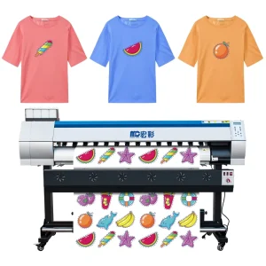 1.6m 63inches 1440dpi Plotter Print Eco Solvent 4 Color Inkjet Printer for Flex Banner Vinyl Sticker Mesh