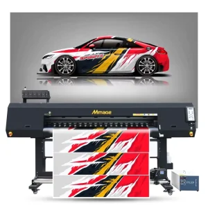 1.8m 4heads I3200 Uv Roll to Roll Printer Printing Tarpaulin Vinyl Banner Sticker White Ink Printer