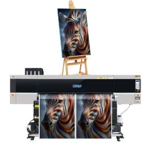 1.8m Large Format Eco Solvent Printer with 8pcs I3200 Printheads for Flex Banner Vinyl Backdrop Outdoor Printing