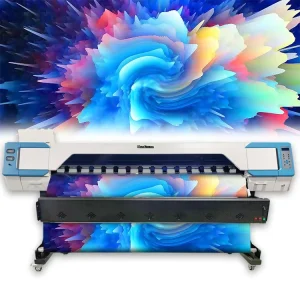 1.8m Single XP600 Head Automatic Eco Solvent Roll To Roll Printer for Outdoor Advertising Flex Banner
