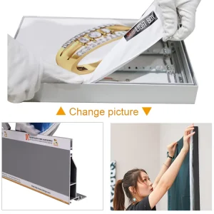100% Polyester Discharge Printing Fabric Graphics Printed for Light Box