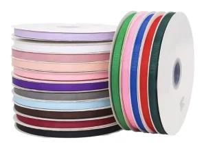 100% Polyester Satin Ribbons Roll Single Face Custom Print Ribbon
