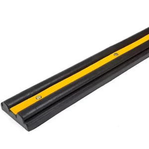 1000*160*50mm Rubber Wall Protection Strips Collision Bump
