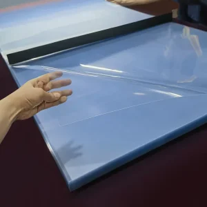 1000*700mm Transparent Rigid Frosted PVC Sheet for UV Printing Offset Printing