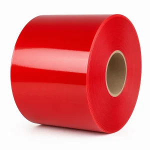 100um Thick Red PET Silicone Film 50-150g/in Heavy Duty for Thermal Press Separation