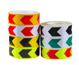 10CM White Arrow Guide Sign Reflective Strip High Visibility Untearable Anti Collision Reflective Tape for Motorcycle Truck