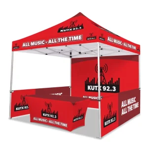 10X10 3×3 Pop up Canopy Tent with Custom Logo Printed Outdoor Waterproof Advertising Event Tent for Trade Show