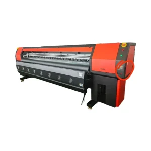 10ft 3.2m Large Format Digital Inkjet Printer Printing Machine with Konica512i 30pl Head Flex Banner Solvent Plotter