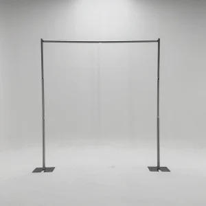 10ftx10ft Portable Adjustable Backdrop Stand Aluminum Telescopic Pipes for Weddings Event Backdrops Flower Walls Decoration
