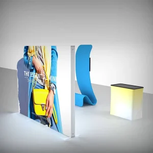 10×10 Custom Printed Portable Backlit Exhibition Stand Display Booth Led Backdrop Exhibition Light Box Trade Show Booth