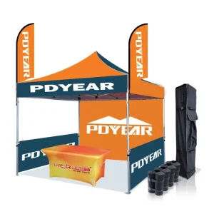 10×10 Outdoor Aluminum Trade Show Tent Canopy Pop Up Custom Printed