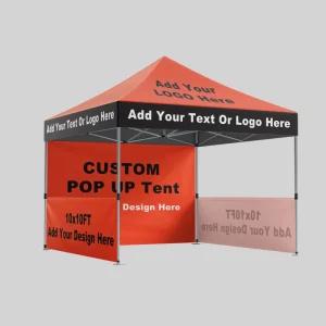 10x10ft Heavy Duty Waterproof Tent Outdoor Business Booth Folding Pop up Custom Tarpaulin Oxford Cloth Indoor Events