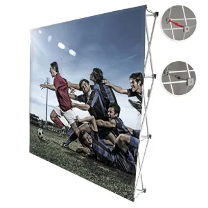 10x10ft Straight Popup X Stand 10x10ft Backdrop Display POP up Display Stand