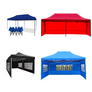 10×20 Large Waterproof Folding Outdoor Advertising Toldo Gazebo Pop up Canopy With Walls and Windows