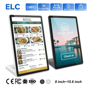 11 Inch Portrait Tablet 11 Inch Portrait Mode Android Tablet L Type Desktop Signage For Digital Poster Stand