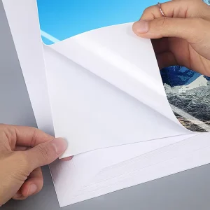 115g 135g 150g Self Adhesive Glossy Photo Paper Sticker Inkjet Waterproof Photo Paper Glossy Inkjet Adhesive Photo Paper