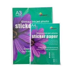 115gsm 135gsm 150gsm 50 Sheets Printable Glossy Sticker Photo Paper A4/A3 Inkjet Self Adhesive Photo Paper Label for Photo