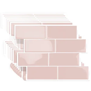 12*12 Inch Interior Decor Wall Sticker Photos Waterproof 3d Wall Brick Kitchen Glue Wall Tile Sticker