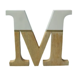 12 Inch Spring Polyresin Alphabet Letter Wall Decor White Resin Letters Craft