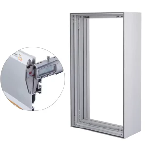120mm Double Side 6000 Series Aluminium Profile for Fabric Lightbox Frame Cut Processing Included