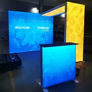120mm Profile Light Box Auto Show Booth Fabric Light Box