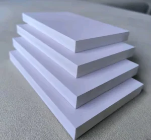 1220X2440mm UV Printing Advertising Sheet Waterproof White PVC Foam Sheet for Display