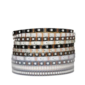 12V WS2815 Addressable RGB Pixel LED Strip 4Pins Individually 2815 RGBIC Programmable DMX SMD Smart 5050 Pixel RGB LED Strip