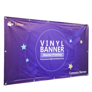 13oz 15oz 18oz 100x150cm Vinyl Banner Grommets Digital Printed Fade Resistant Reusable Outdoor Sign