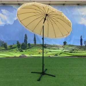 16K Fiber Tassel Beach Outdoor Camping Parasol Modern Lace Design Manual Control for Sun Advertising in Hotels and B&Bs