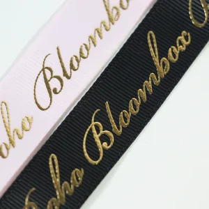 16mm 22mm 25mm 38mm 75mm Satin Branded Roll Printing Logo Custom Gift Wrapping Ribbon