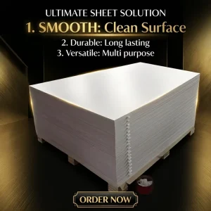 16mm PVC Foam Board Manufacturers with Cutting Service Anti Aging & UV Resistant 1220x2440MM