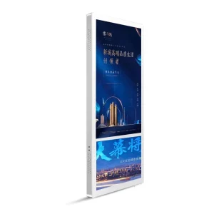 18.5 Inch LCD 2.5mm Pixel Pitch Vertical Portrait Elevator Screen Digital Signage for Airport and Retail Store Advertising