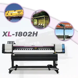 1800mm Eco Solvent Inkjet Printer Large Format I3200 2 Head Automatic Roll to Roll Printer