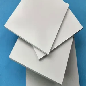 18mm 0.5 0.65D White PVC Foam Sheet with Cutting Service Heat & Oil Resistant for Furniture Cabinet Construction