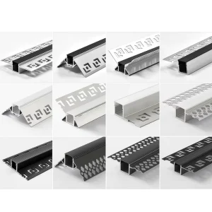 1M 1.5M 2M 3M Plaster LED Strip Aluminum Profile Channel Ceiling Drywall Profile Light Aluminum Perfiles De Aluminio