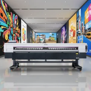 2-Head 3.2m Eco-Solvent Automatic Printer New Condition Normal Low-Temperature Sublimation Flex Roll Roll Core Motor Components