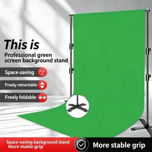2.8*3.3M Adjustable Photography Backdrop Stand Frame Heavy Duty Photo Background Support System for Photo Studio Video Party