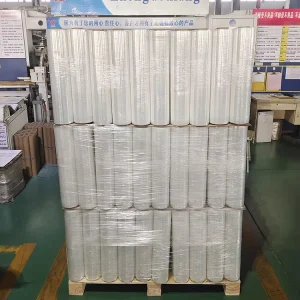 20 Microns Lldpe Clear Package Film PE Translucent Plastic Wrap Stretch Film Wrapping Stretch Shrink Film Roll for Packaging