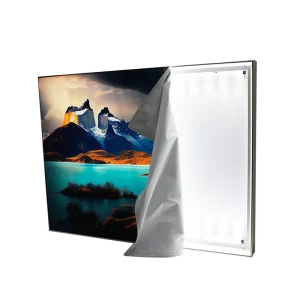 2000*2500mm Aluminum Alloy Material Wall Mounted Fabric Advertising Exhibition Light Box