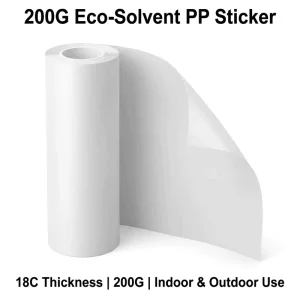 200G Eco Solvent PP Sticker Studio Wedding Photo Printing Paper Special Adhesive for Frameless pp Sticker