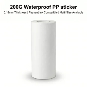 200G Waterproof PP Sticker Pigment Ink Printing Special Adhesive for PP Sticker