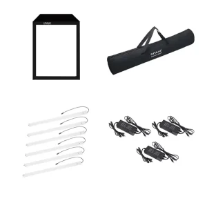 200cm 6 Light Strip 78W 5500K Aluminium & Nylon Folding Portable Photography Lightbox Studio Tent Kit