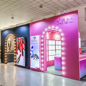20×20 Trade Show Booth Customize Booth Design Display Stand Expo Reusable Exhibition Booth for Cosmetic