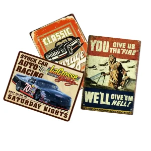 20x30cm Vintage Retro Tin Signs Metal Plate for Restaurant bar Shop Wall Decoration Metal Poster
